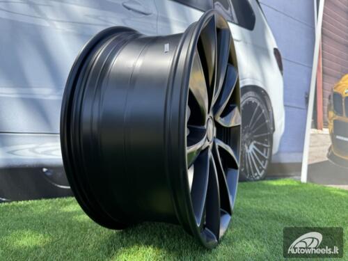 Ratlankis R18x8.5  5X114.3  ET  35  64.1  B2046  (F8675)  Black Half Matt (BLHM)  For TESLA  (Z5+Z6)  (HYBRID FORGED Model 3)