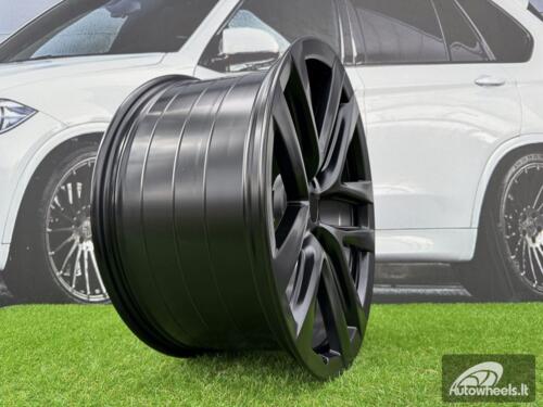 Ratlankis R22x9  5X120  ET  35  64.1  YF5591  (FB681)  Black Half Matt (BLHM)  For TESLA  (Z5)  (HYBRID FORGED Model S/X (Front+Rear))