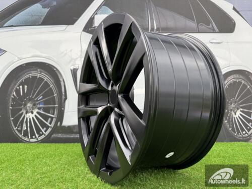 Ratlankis R22x9  5X120  ET  35  64.1  YF5591  (FB681)  Black Half Matt (BLHM)  For TESLA  (Z5)  (HYBRID FORGED Model S/X (Front+Rear))