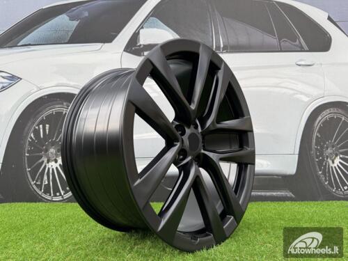 Ratlankis R22x10  5X120  ET  35  64.1  YF5591  (FB681)  Black Half Matt (BLHM)  For TESLA  (Z5)  (HYBRID FORGED Model S/X (Front+Rear))