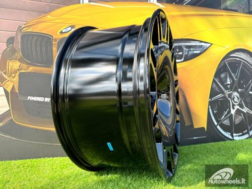 Ratlankis R22x9  5X112  ET  32  66.6  XE629  Black (BL)  For MER  (K4+P2)  (HYBRID FORGED New BRABUS (Front+Rear))
