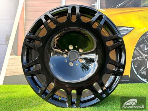 Ratlankis R22x9  5X112  ET  32  66.6  XE629  Black (BL)  For MER  (P1)  (HYBRID FORGED New BRABUS (Front+Rear))