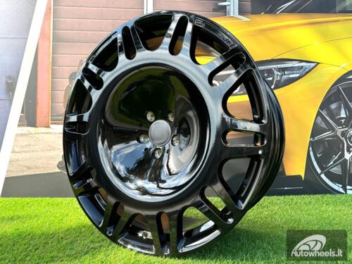 Ratlankis R22x9  5X112  ET  32  66.6  XE629  Black (BL)  For MER  (P1)  (HYBRID FORGED New BRABUS (Front+Rear))