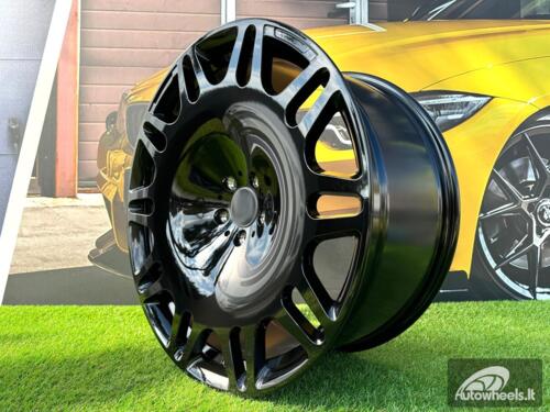 Ratlankis R22x9  5X112  ET  32  66.6  XE629  Black (BL)  For MER  (P1)  (HYBRID FORGED New BRABUS (Front+Rear))