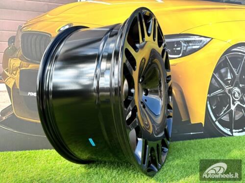 Ratlankis R22x9  5X112  ET  32  66.6  XE629  Black (BL)  For MER  (P1)  (HYBRID FORGED New BRABUS (Front+Rear))