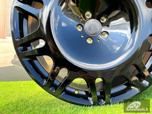 Ratlankis R22x9  5X112  ET  32  66.6  XE629  Black (BL)  For MER  (P1)  (HYBRID FORGED New BRABUS (Front+Rear))