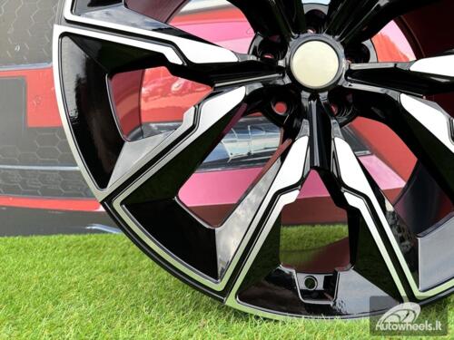 Ratlankis R21x8.5  5X112  ET  25  66.6  FBX144  Black Polished (MB)  For BMW  (Z5+A)  (HYBRID FORGED (Rear+Front))