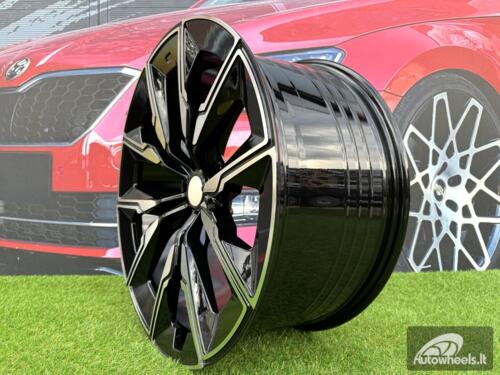 Ratlankis R21x10  5X112  ET  41  66.6  FBX144  Black Polished (MB)  For BMW  (Z5)  (HYBRID FORGED (Rear+Front))