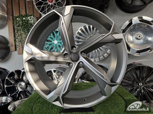 Ratlankis R22x9.5  5X112  ET  36  66.5  Y1201  (IN5633)  Grey Polished Half Matt (MGHM)  For AUD  (Z5)  (Q8 E-tron)