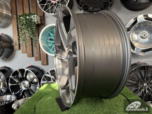 Ratlankis R22x9.5  5X112  ET  36  66.5  Y1201  (IN5633)  Grey Polished Half Matt (MGHM)  For AUD  (Z5)  (Q8 E-tron)