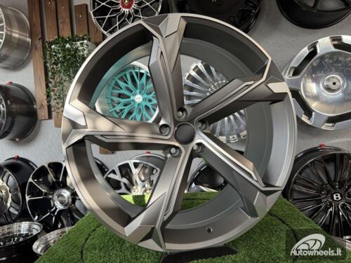 Ratlankis R22x9.5  5X112  ET  36  66.5  Y1201  (IN5633)  Grey Polished Half Matt (MGHM)  For AUD  (Z5)  (Q8 E-tron)