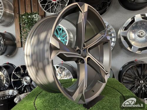 Ratlankis R22x9.5  5X112  ET  36  66.5  Y1201  (IN5633)  Grey Polished Half Matt (MGHM)  For AUD  (Z5)  (Q8 E-tron)