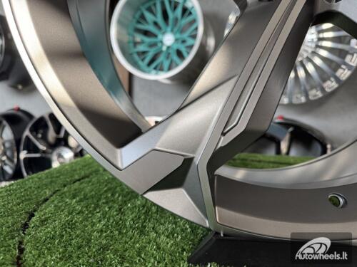 Ratlankis R22x9.5  5X112  ET  36  66.5  Y1201  (IN5633)  Grey Polished Half Matt (MGHM)  For AUD  (Z5)  (Q8 E-tron)