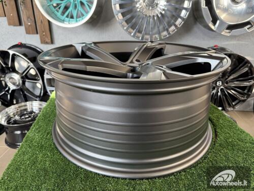 Ratlankis R22x9.5  5X112  ET  36  66.5  Y1201  (IN5633)  Grey Polished Half Matt (MGHM)  For AUD  (Z5)  (Q8 E-tron)