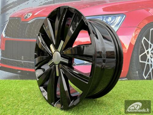 Ratlankis R20x8.5  5X120  ET  45  65.1  A5377  Black (BL)  For VW  (P)