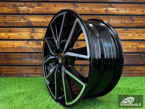 Ratlankis R17x7  5X114.3  ET  50  67.1  FE173  Black Polished (MB)  For MAZDA  (Z5)