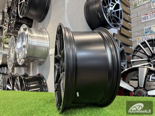 Ratlankis R19x8  5X112  ET  38  66.6  FE195  Black Half Matt+Polished Lip (BLHMPL)  For MER  (Z5)  (GLC Class (Rear+Front))