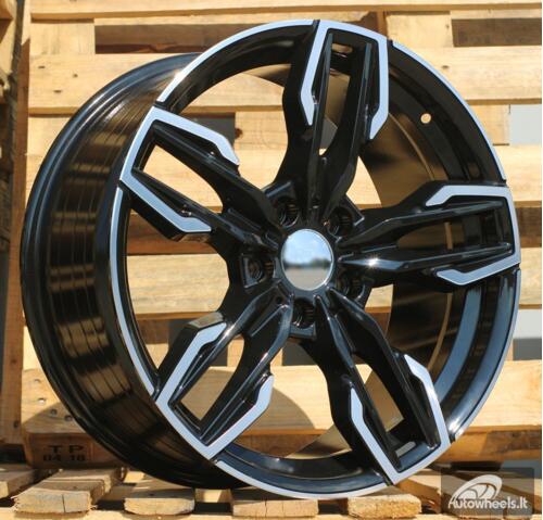 Ratlankis R19x8.5  5X120  ET  38  72.6  FE170  Black Polished (MB)  For BMW  (Z5)