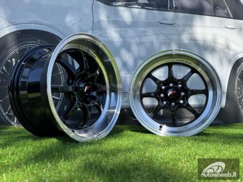 JR Wheels TF2 15x7,5 ET30 4x100/114 Gloss Black