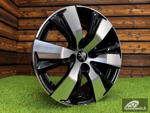 Ratlankis R16x6.5  4X108  ET  18  65.1  B1081  Black Polished (MB)  For PEUG  (P+Z4+Z3)