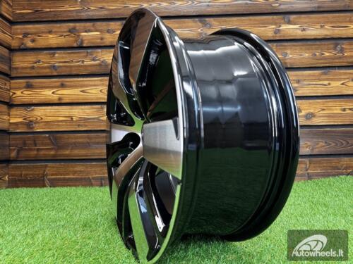 Ratlankis R16x6.5  4X108  ET  18  65.1  B1081  Black Polished (MB)  For PEUG  (P+Z4+Z3)