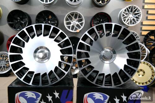 Ratlankis R19x9.5  5X112  ET  35  66.6  B1464  Black Polished (MB)  For MER  (Z4)  (MAYBACH (Front+Rear))