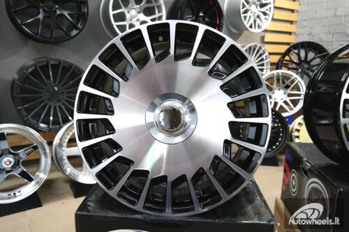 Ratlankis R19x9.5  5X112  ET  35  66.6  B1464  Black Polished (MB)  For MER  (Z4)  (MAYBACH (Front+Rear))