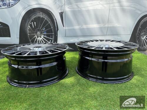 Ratlankis R19x9.5  5X112  ET  35  66.6  B1464  Black Polished (MB)  For MER  (Z4)  (MAYBACH (Front+Rear))
