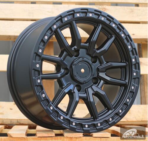 Ratlankis R17x8.5  5X139.7  ET  0  110.1  B1823  Black Half Matt (BLHM)  For 4X4  (Z4)