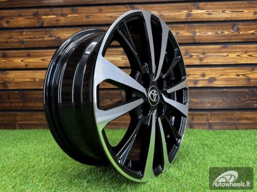 Ratlankis R15x6  4X100  ET  40  54.1  B1846  Black Polished (MB)  For TOYOT  (Z4)