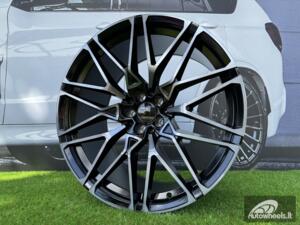 Ratlankis R21x10  5X120  ET  40  74.1  B5771  Black+Tinted Face (BLTF)  For BMW  (P)  (Rear+Front)