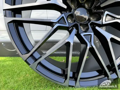Ratlankis R21x11.5  5X120  ET  38  74.1  B5771  Black+Tinted Face (BLTF)  For BMW  (P)  (Rear+Front)