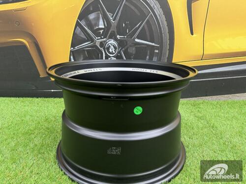 Ratlankis R16x8.5  6X139.7  ET  M27  110.1  BK936  Black Half Matt+Polished Lip (BLHMPL)  For 4X4  (R)
