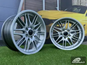 Ratlankis Lotera R18X9.5J 5X120 ET22 74.1 Silver for BMW 5 E39