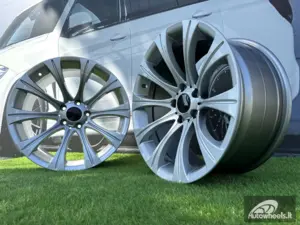 Ratlankis Autun R19X10J 5X120 ET15 74.1 Silver for BMW 5 E60