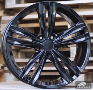 Ratlankis R19x8.5  5X112  ET  38  57.1  B5293  Black (BL)  For VW  (P)