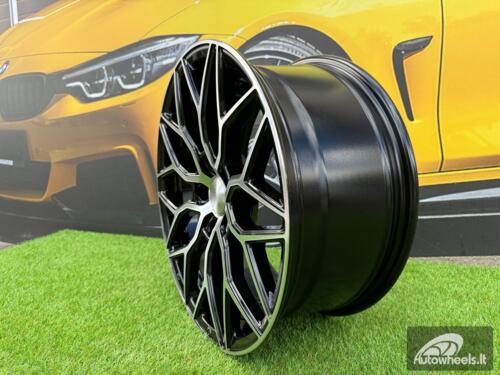 Ratlankis R17x7.5  5X114.3  ET  40  73.1  B5812  Black Polished (MB)  For RACIN  (R+Z4)  (Vossen Style)
