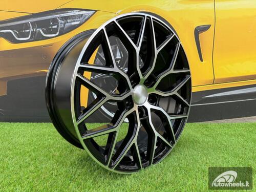 Ratlankis R17x7.5  5X114.3  ET  40  73.1  B5812  Black Polished (MB)  For RACIN  (R+Z4)  (Vossen Style)