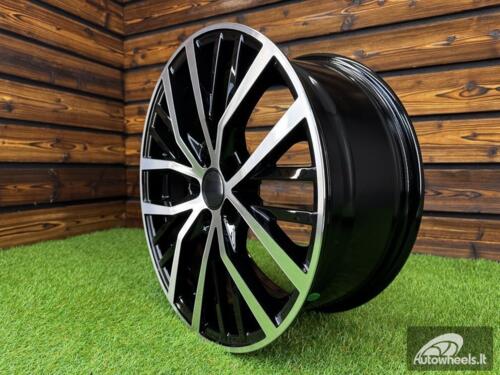 Ratlankis R17x7.5  5X112  ET  45  57.1  BK952  Black Polished (MB)  For VW  (R+P+K2)
