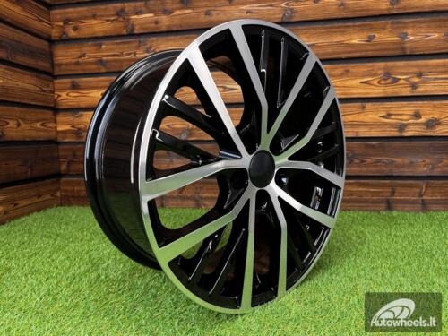 Ratlankis R17x7.5  5X112  ET  45  57.1  BK952  Black Polished (MB)  For VW  (R+P+K2)