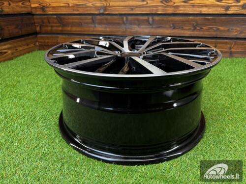 Ratlankis R17x7.5  5X112  ET  45  57.1  BK952  Black Polished (MB)  For VW  (R+P+K2)