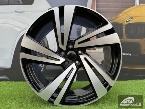 Ratlankis R20x9  5X112  ET  33  66.6  I5641  Black Polished (MB)  For VW  (Z5)  (New TOUAREG)