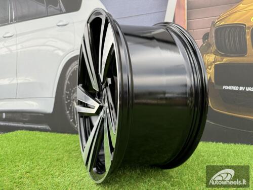 Ratlankis R20x9  5X112  ET  33  66.6  I5641  Black Polished (MB)  For VW  (Z5)  (New TOUAREG)