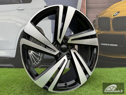 Ratlankis R20x9  5X112  ET  33  66.6  I5641  Black Polished (MB)  For VW  (Z5)  (New TOUAREG)