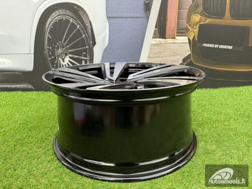 Ratlankis R20x9  5X112  ET  33  66.6  I5641  Black Polished (MB)  For VW  (Z5)  (New TOUAREG)