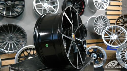 Ratlankis R19x8  5X112  ET  28  66.6  B5801  (IN5499)  Black Polished (MB)  For VW  (Z5)  (New TOUAREG)