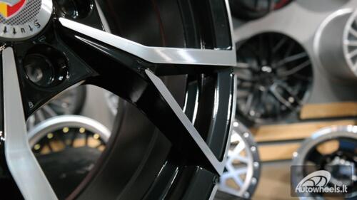 Ratlankis R19x8  5X112  ET  28  66.6  B5801  (IN5499)  Black Polished (MB)  For VW  (Z5)  (New TOUAREG)