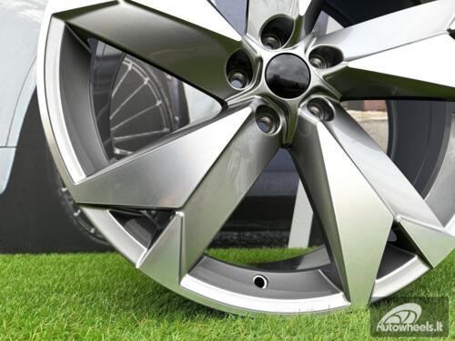 Ratlankis R20x8  5X112  ET  41  57.1  I5625  Grey Polished (MG)  For SKODA  (Z5)  (Kodiaq NEW Model )