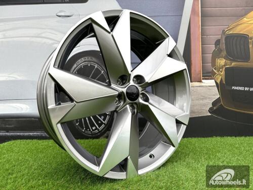 Ratlankis R20x8  5X112  ET  41  57.1  I5625  Grey Polished (MG)  For SKODA  (Z5)  (Kodiaq NEW Model)