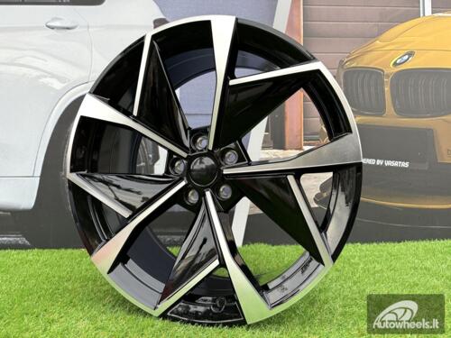 Ratlankis R19x8  5X112  ET  45  57.1  I5638  Black Polished (MB)  For SKODA  (Z3)  (New Model)